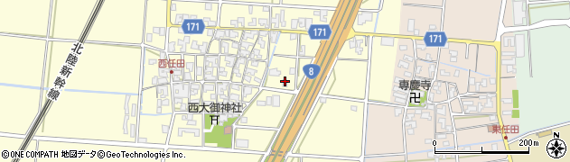石川県能美市西任田町チ41周辺の地図