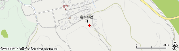 石川県能美市岩本町周辺の地図
