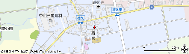 石川県能美市徳久町周辺の地図