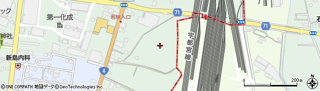 栃木県下野市下古山2448-4周辺の地図