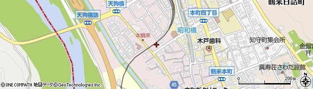 石川県白山市鶴来大国町ホ114周辺の地図