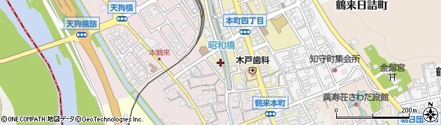石川県白山市鶴来本町（３丁目ヘ）周辺の地図