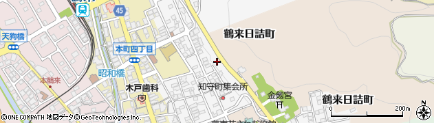 石川県白山市鶴来知守町（ケ）周辺の地図