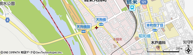 石川県白山市鶴来大国町（ホ）周辺の地図