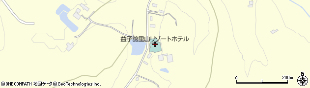 益子舘里山リゾートホテル周辺の地図