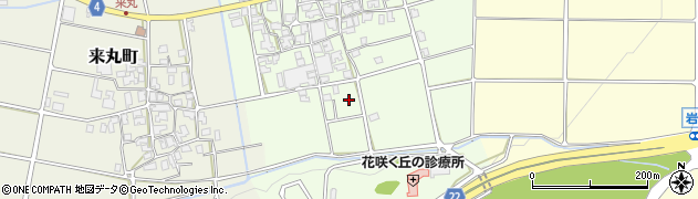 石川県能美市火釜町81周辺の地図