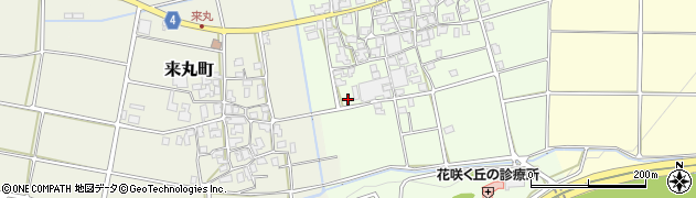 石川県能美市火釜町862周辺の地図