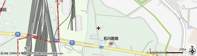 栃木県河内郡上三川町大山408周辺の地図