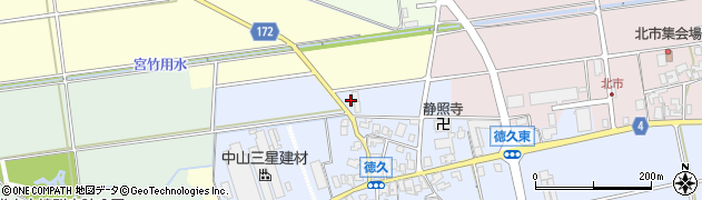 石川県能美市徳久町（ホ）周辺の地図