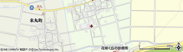 石川県能美市火釜町117周辺の地図