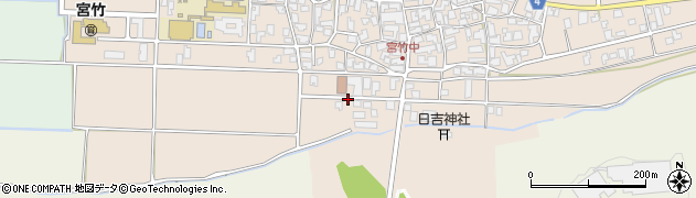 石川県能美市宮竹町（ハ）周辺の地図