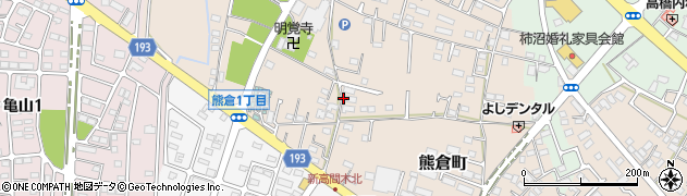 栃木県真岡市熊倉町周辺の地図