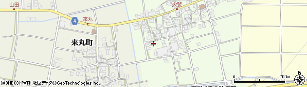 石川県能美市火釜町138周辺の地図