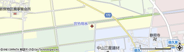 石川県能美市新保町（ニ）周辺の地図