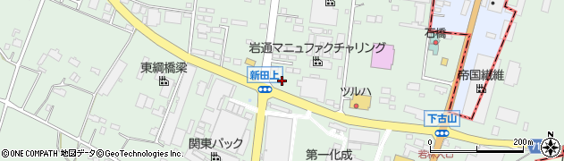 栃木県下野市下古山3310周辺の地図