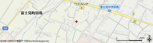 群馬県前橋市富士見町田島55周辺の地図