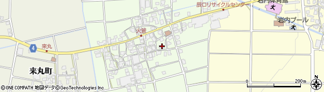 石川県能美市火釜町189周辺の地図