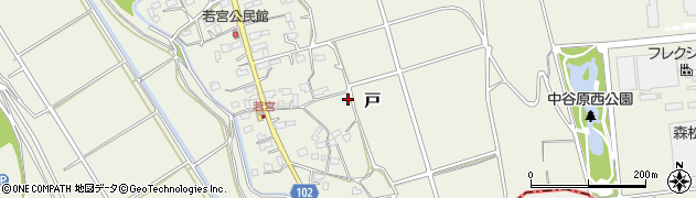 茨城県那珂市戸3357周辺の地図