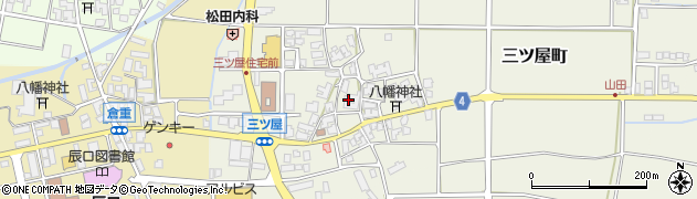 石川県能美市三ツ屋町（イ）周辺の地図