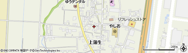 栃木県河内郡上三川町上蒲生2086周辺の地図