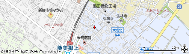 石川県能美市大成町ニ周辺の地図