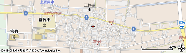 石川県能美市宮竹町（イ）周辺の地図