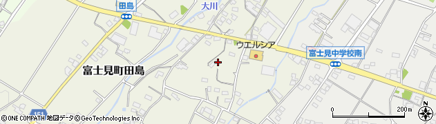群馬県前橋市富士見町田島73周辺の地図