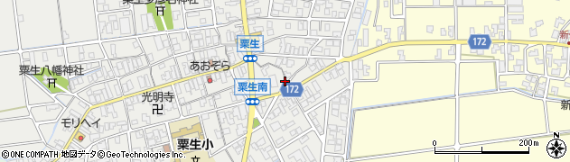 石川県能美市粟生町ホ周辺の地図