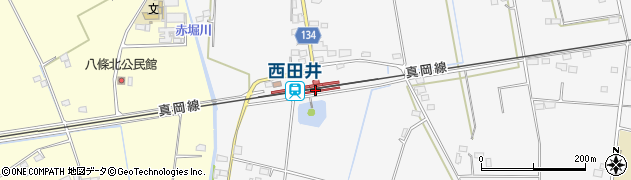西田井駅周辺の地図