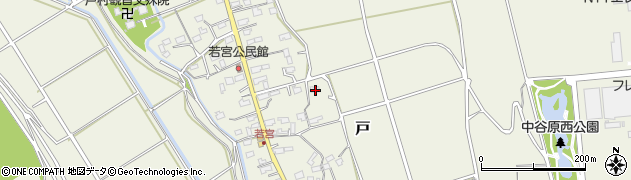 茨城県那珂市戸3017周辺の地図