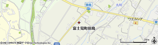 群馬県前橋市富士見町田島277周辺の地図