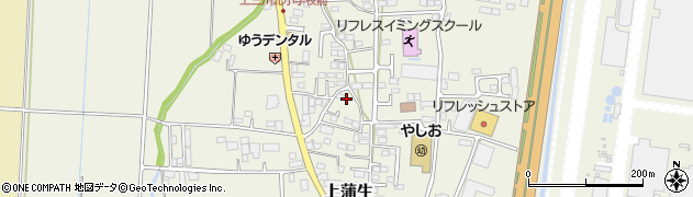 栃木県河内郡上三川町上蒲生2103周辺の地図
