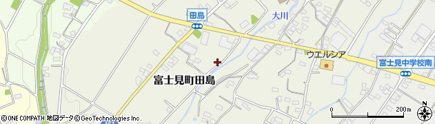 群馬県前橋市富士見町田島265周辺の地図