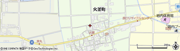 石川県能美市火釜町284周辺の地図