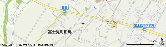 群馬県前橋市富士見町田島221周辺の地図
