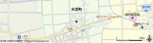 石川県能美市火釜町287周辺の地図