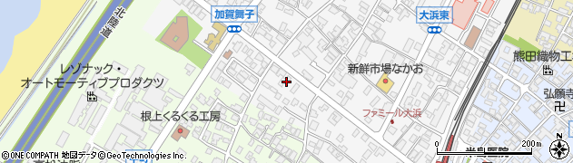 石川県能美市大浜町ラ周辺の地図