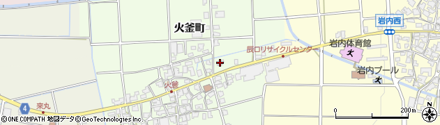 石川県能美市火釜町244周辺の地図