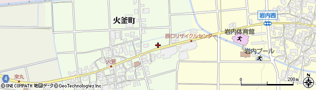 石川県能美市火釜町241周辺の地図