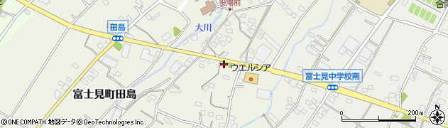 群馬県前橋市富士見町田島71周辺の地図