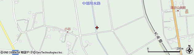 長野県大町市常盤西山周辺の地図
