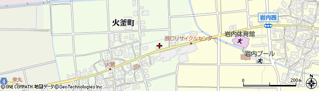 石川県能美市火釜町1108周辺の地図