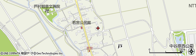 茨城県那珂市戸3376周辺の地図