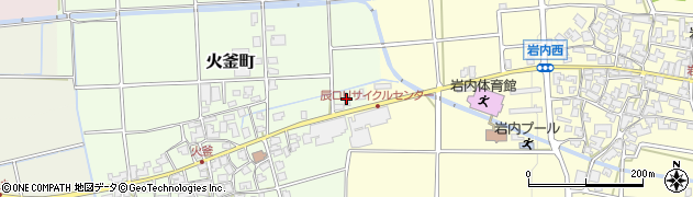 石川県能美市火釜町235周辺の地図