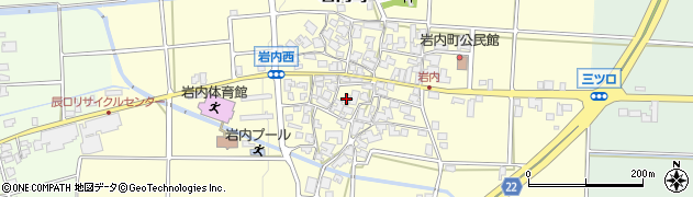 石川県能美市岩内町イ136周辺の地図