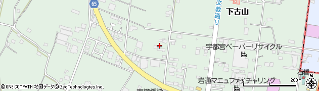 栃木県下野市下古山3254周辺の地図
