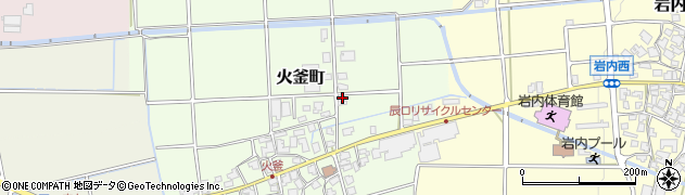 石川県能美市火釜町319周辺の地図