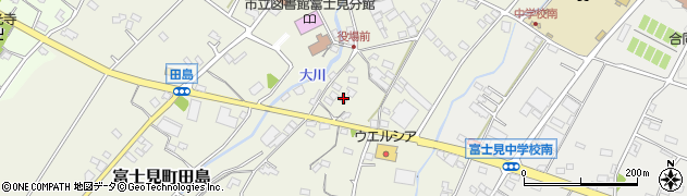 群馬県前橋市富士見町田島79周辺の地図
