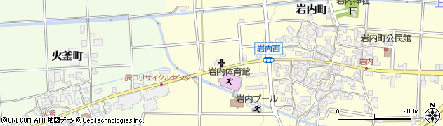 石川県能美市岩内町ロ周辺の地図