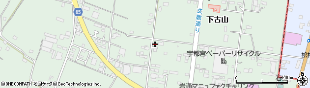 栃木県下野市下古山3263周辺の地図